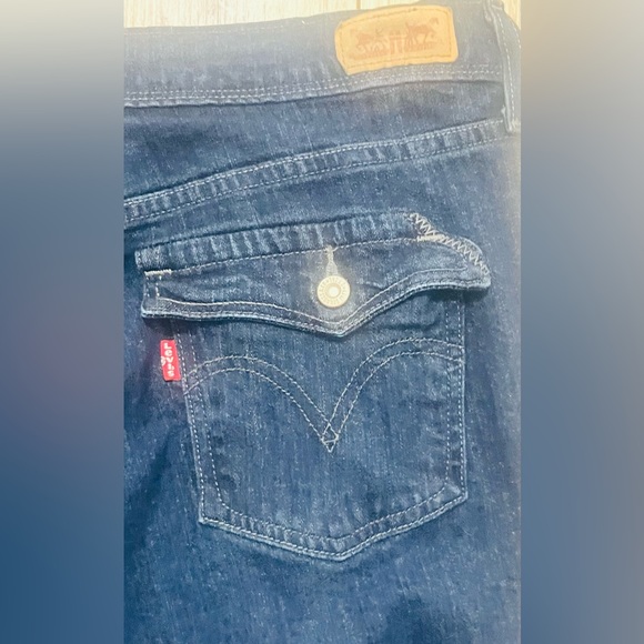 Y2K Levi's Womens 515 Denim Jeans Flap Pockets Bootcut size 14 - Picture 3 of 7